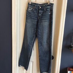 American Eagle Blue Distressed Jeans